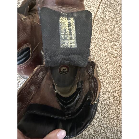 Irish Setter Red Wing Leather Work Boots ASTMF2892-11 EH 83803 Mens Size 10.5 D - Picture 6 of 7